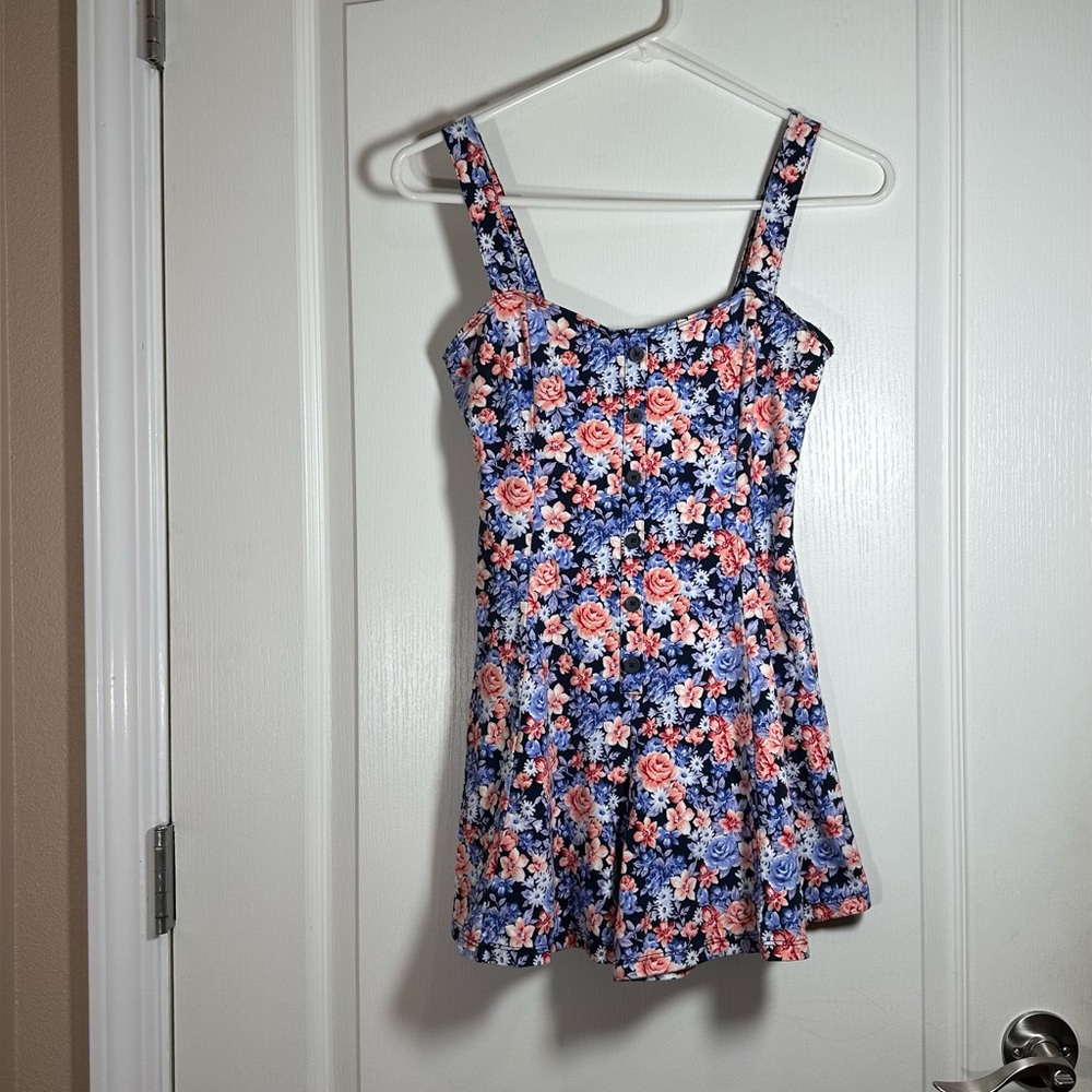 FOREVER 21 Multicolor Floral Romper